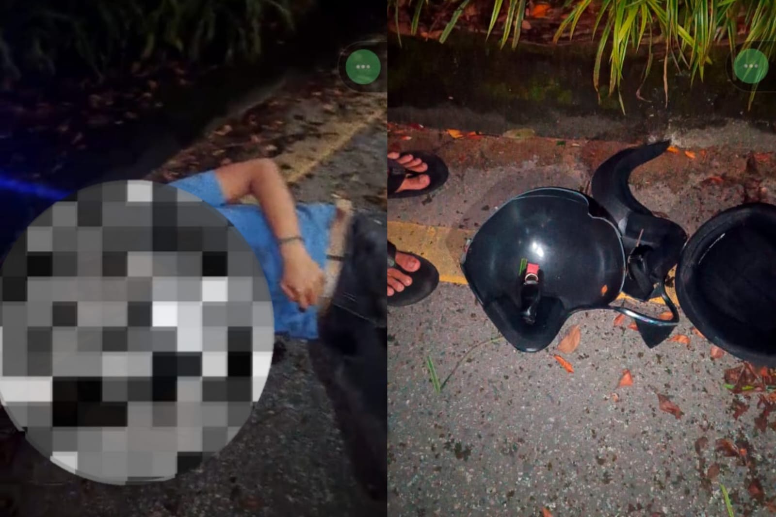 Kecelakaan Tunggal di Jalan Ahmad Yani Dekat Tugu Digulis