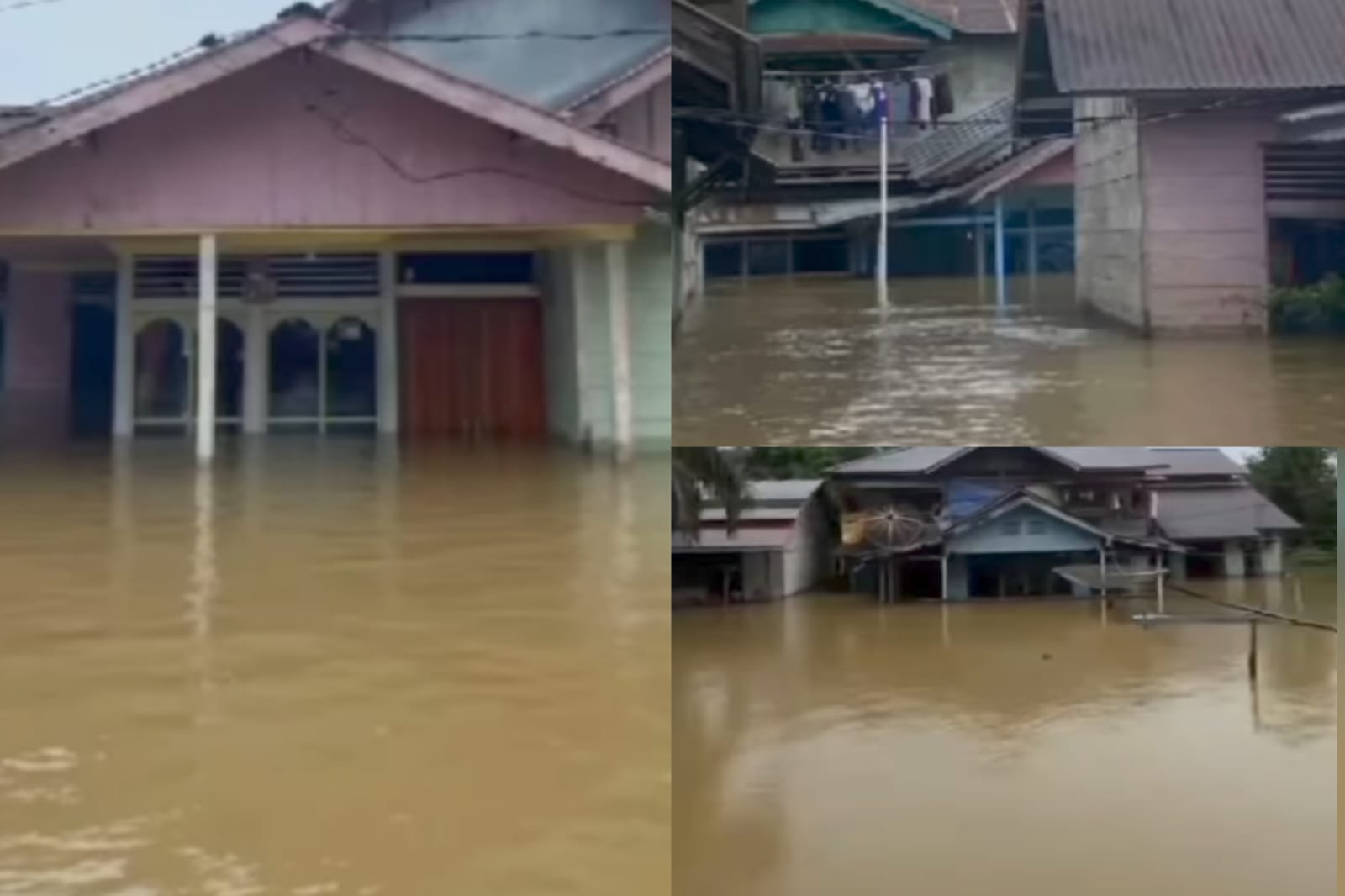Empat Desa di Kecamatan Sejangkung Sambas Terendam Banjir, 3.027 Jiwa Terdampak