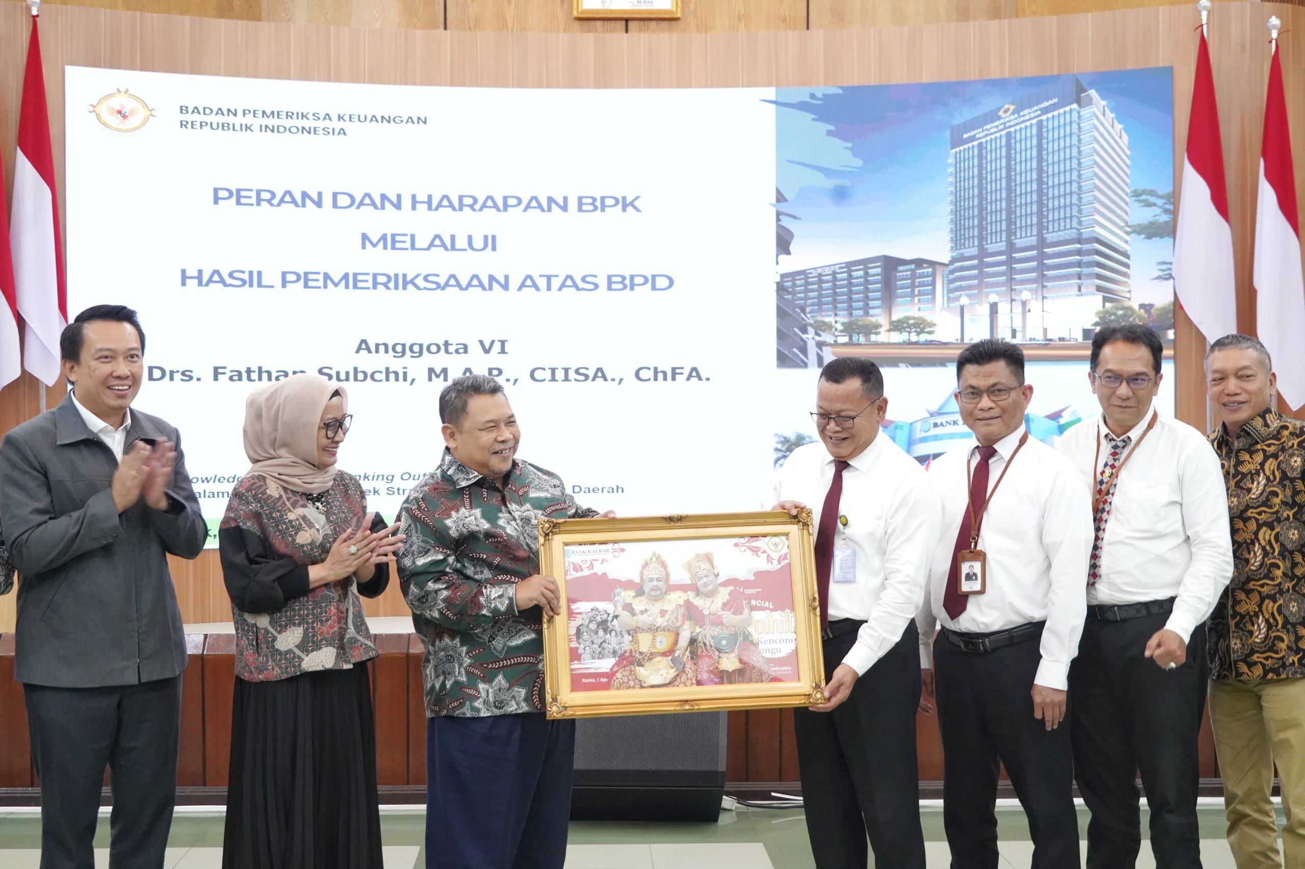 Apresiasi BPK RI atas Paparan Kinerja Bank Kalbar Tahun 2024