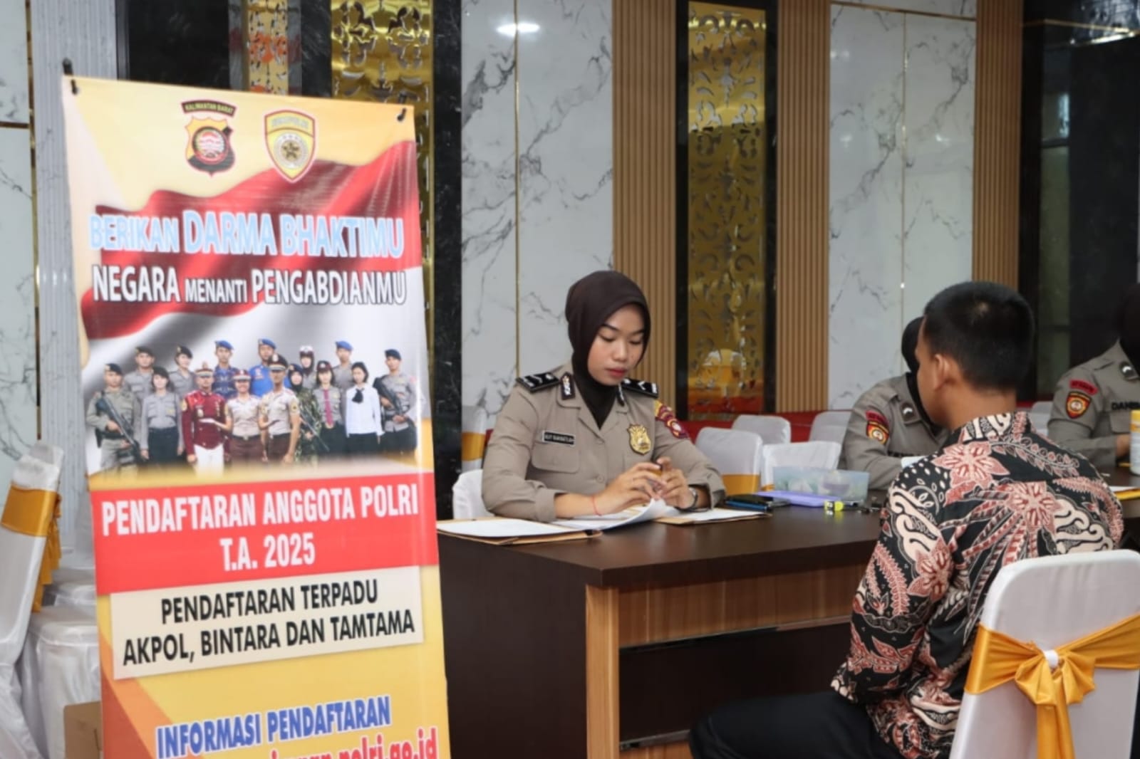 Penerimaan Anggota Polri di Polresta Pontianak Memasuki Minggu Kedua, 506 Orang Sudah Mendaftar