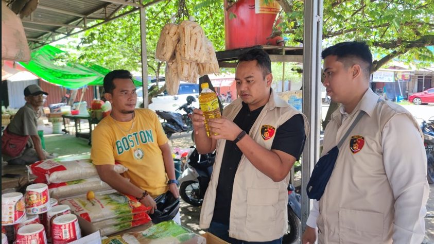 Satgas Pangan Polres Ketapang Cek Stok, Harga, dan Takaran Minyakita di Pasar dan Distributor