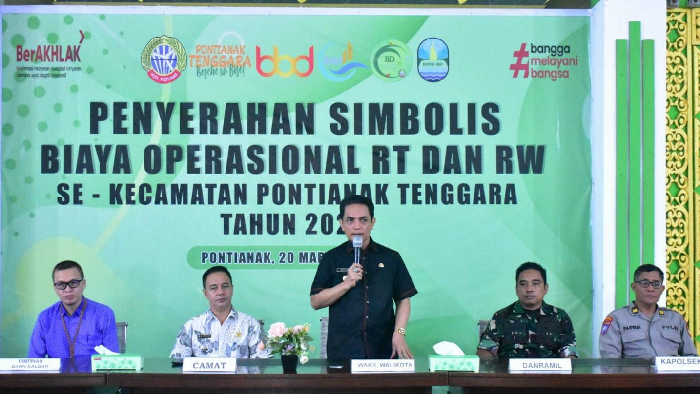 Pemkot Pontianak Rencanakan Naikan Insentif Bagi RT dan RW