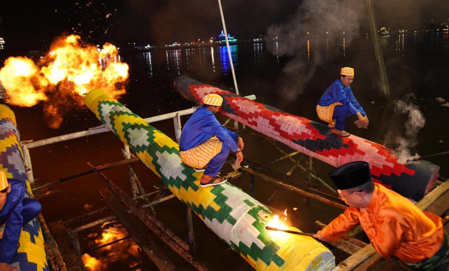37 Kelompok Meriam Karbit Siap Meriahkan Malam Idulfitri di Pontianak