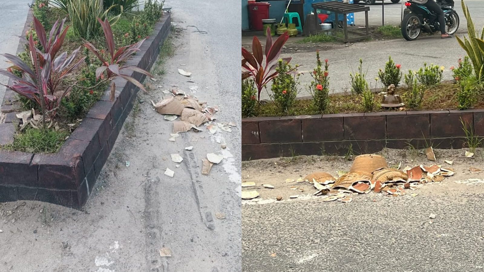 Pengrusakan Tempayan di Tugu Panglima Singkawang, Warga Gelar Ritual Pencarian Pelaku