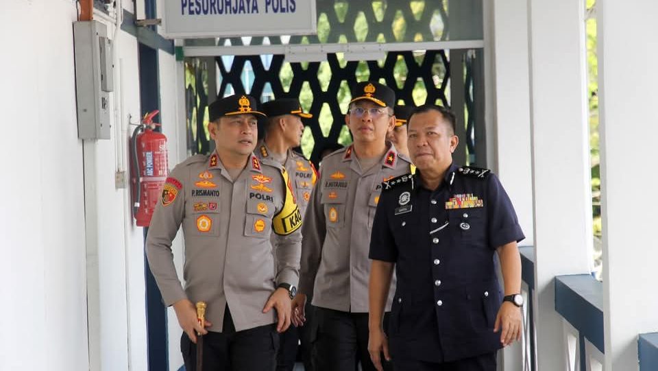 Kapolda Kalbar dan Kepolisian Sarawak Malaysia Sepakat Perkuat Kerja Sama Tangani Kejahatan Lintas Batas Negara