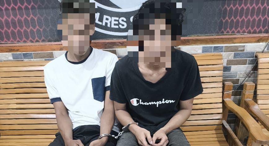 Polres Sambas Tangkap Dua Pengedar Sabu di Terminal Sambas
