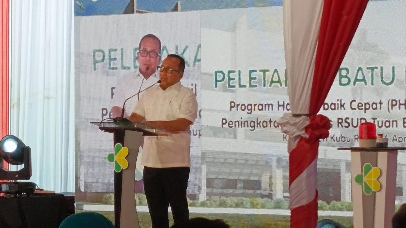 Bupati Kubu Raya Sujiwo: Infrastruktur RSUD Tuan Besar Harus Diimbangi Pelayanan yang Lebih Baik
