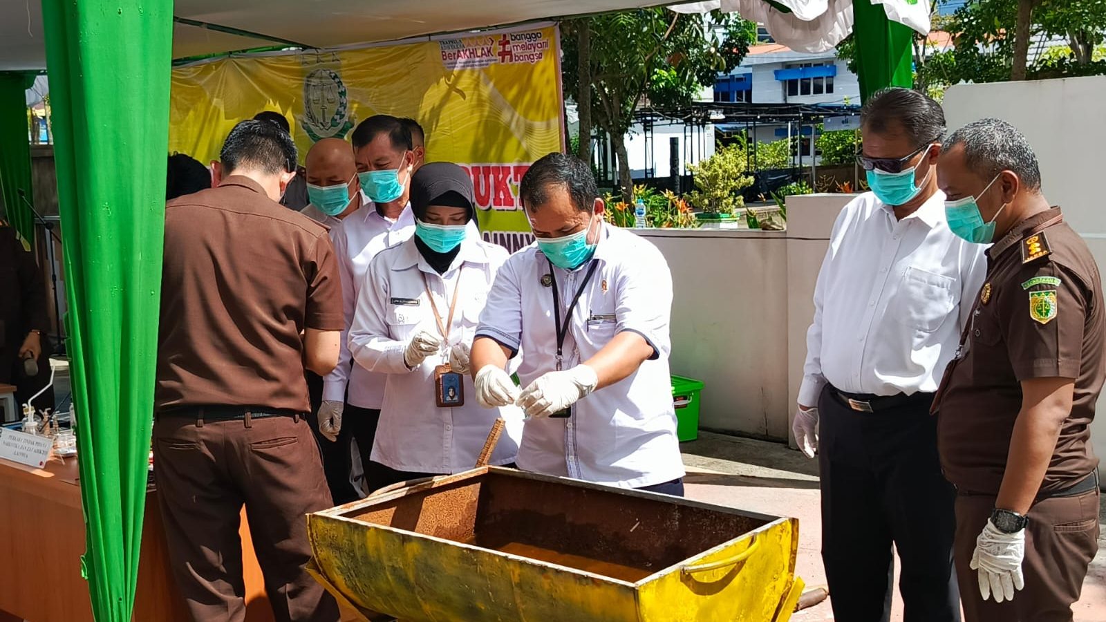 Kejari Pontianak Musnahkan 56,24 Gram Sabu dan 6,79 Gram Ekstasi dari 67 Perkara