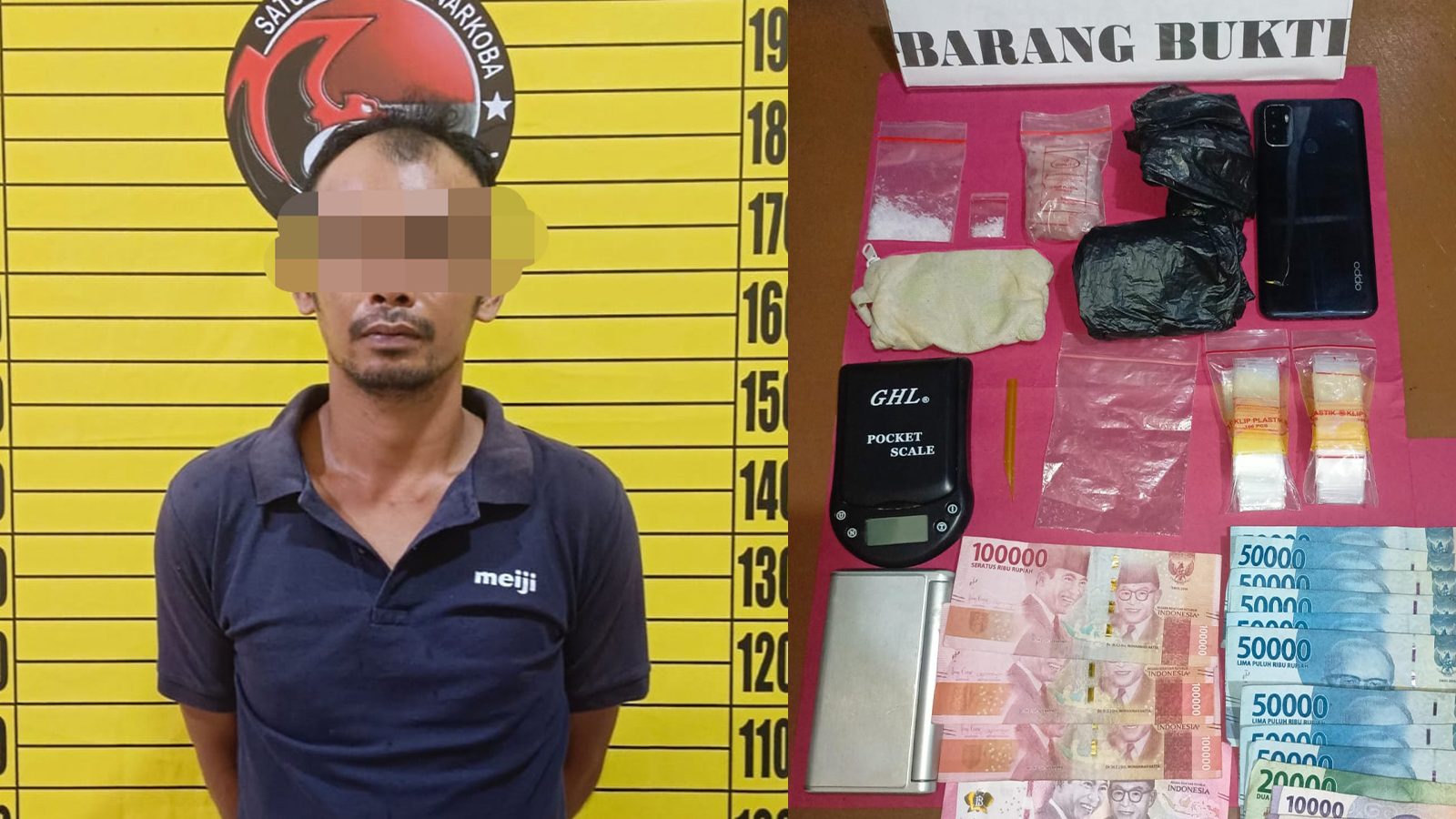 Peredaran Sabu di Landak Terendus, Polisi Amankan Pria dan Sejumlah Barang Bukti