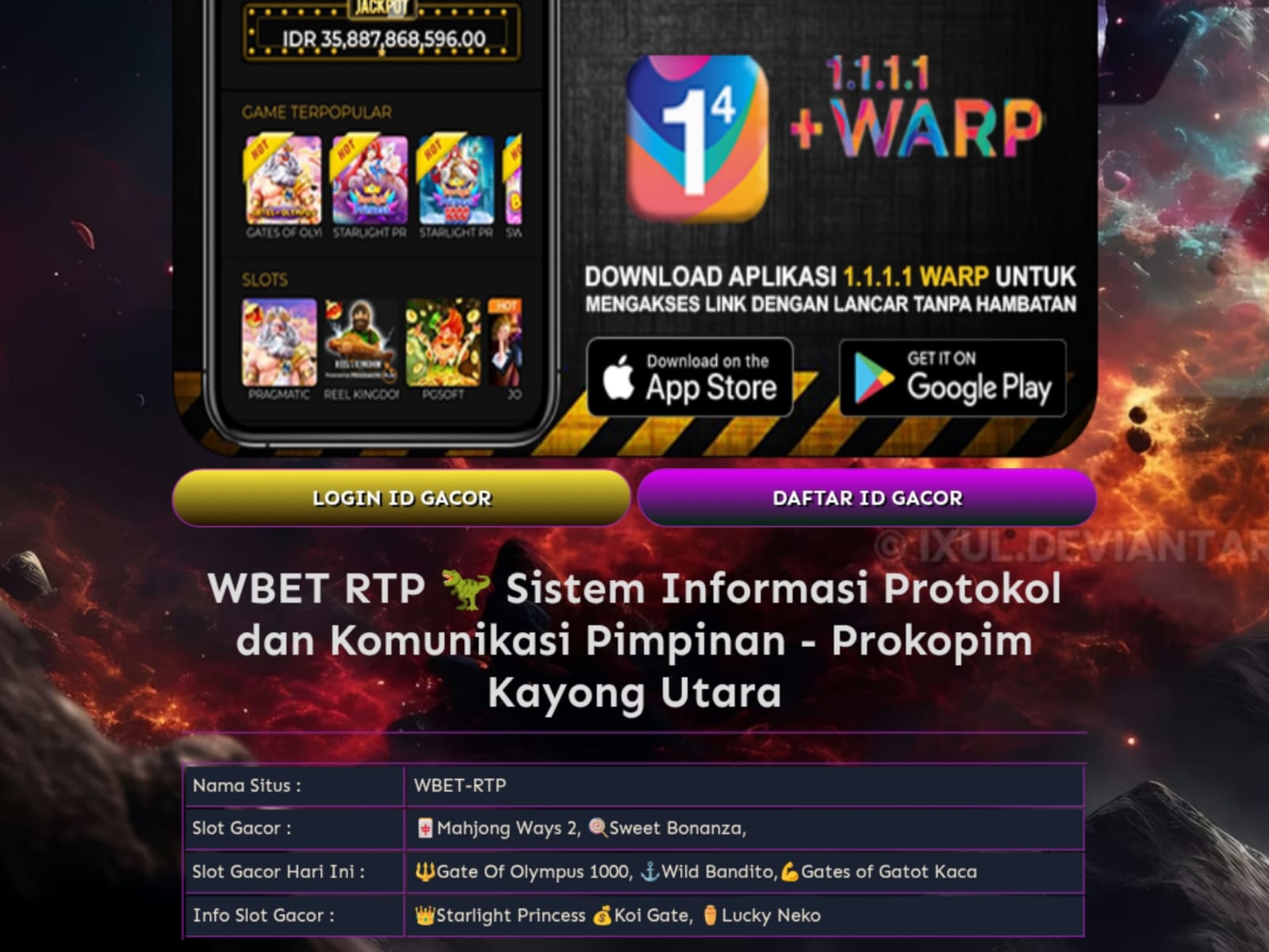 Situs Prokopim Kayong Utara Diretas, Muncul Halaman Judi Slot Online