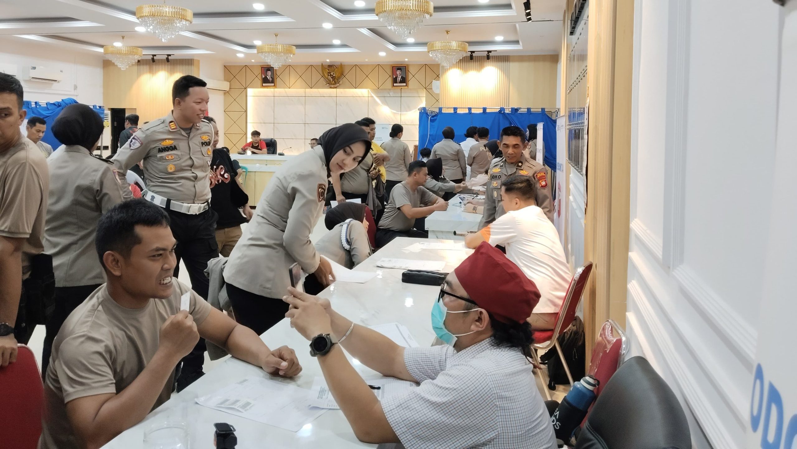 Polres Ketapang Gelar Pemeriksaan Kesehatan Berkala untuk Personel