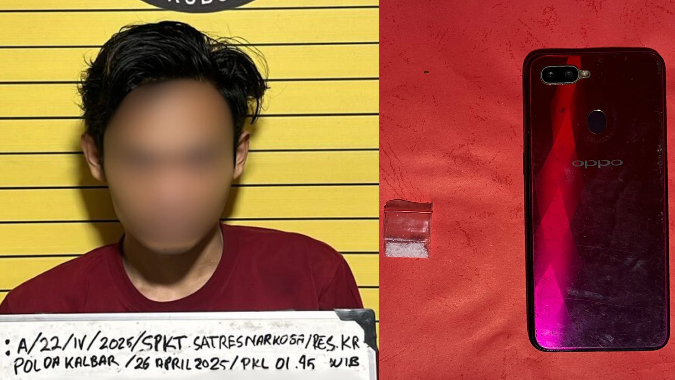 Pria di Pontianak Barat Ditangkap Saat Edarkan Narkoba, Polisi Temukan Sabu di Saku Celana