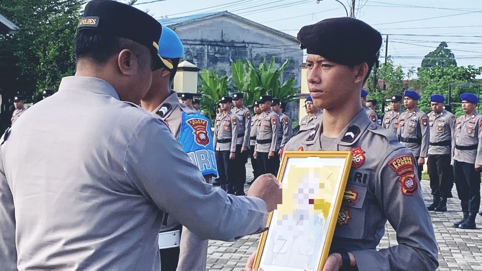 Lakukan Desersi, Polres Sambas Pecat Aipda BS Dengan Tidak Hormat