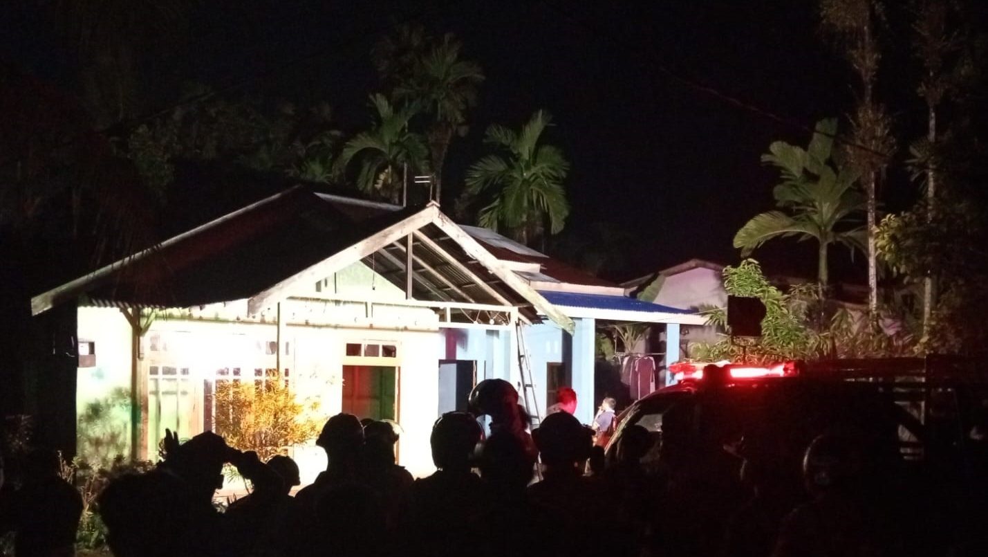 Kebakaran di Sungai Ambawang Saat Magrib, Tidak Ada Korban Jiwa