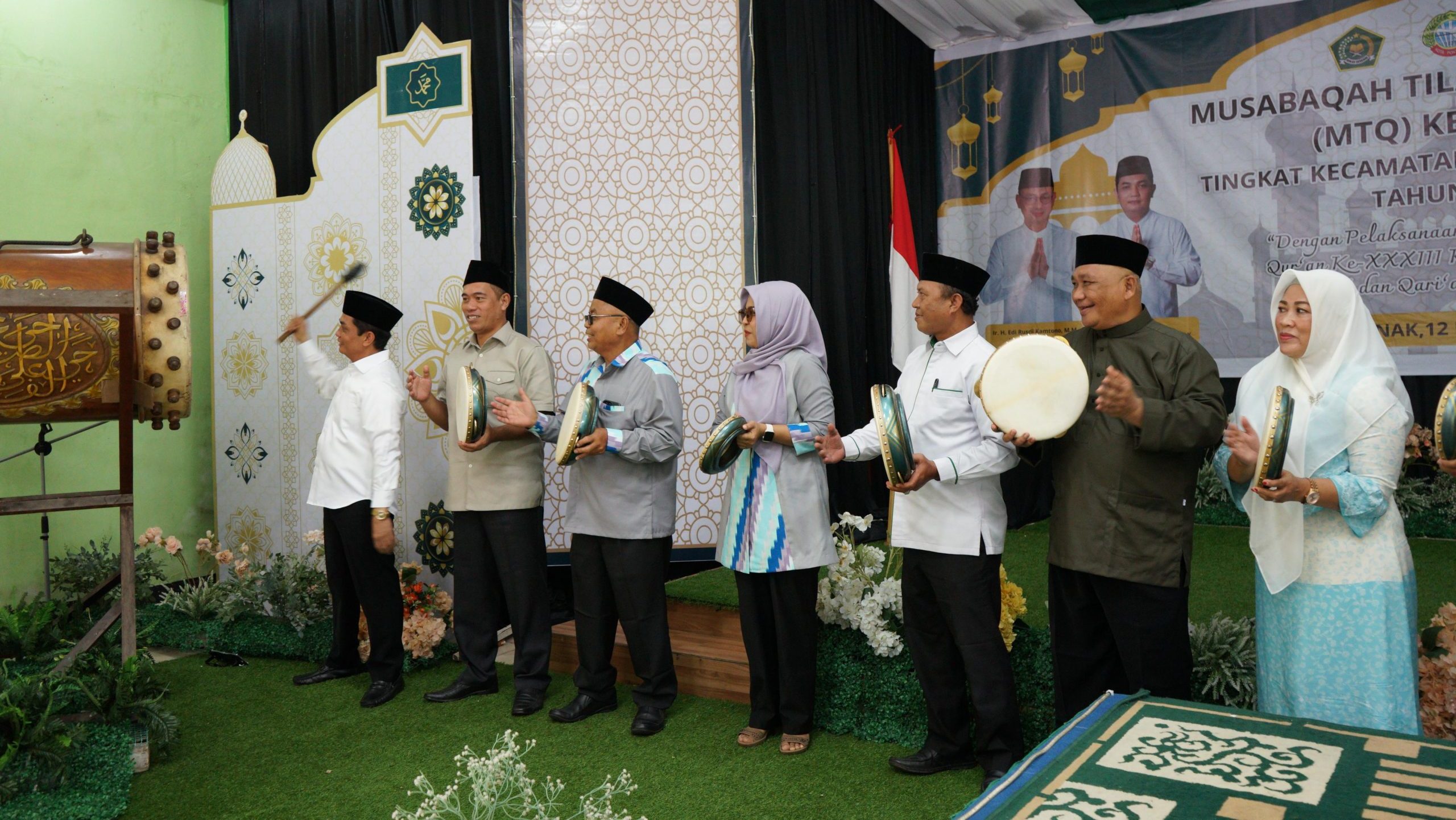 Wakil Wali Kota Pontianak Buka MTQ ke-33 Tingkat Kecamatan Pontianak Barat