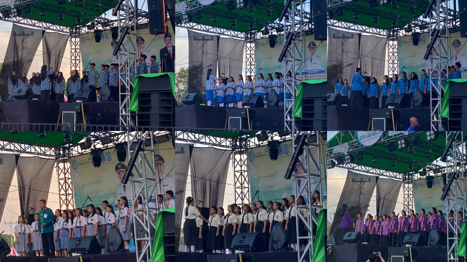 Lomba Paduan Suara Menyanyikan Mars Sintang Diikuti 6 Sekolah Menengah Atas se-Kota Sintang