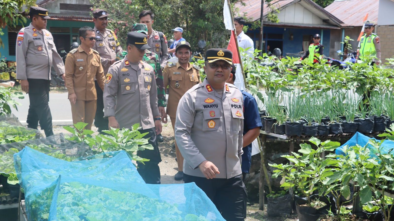Desa Sungai Serabek Wakili Sambas dalam Lomba P2B Tingkat Polda Kalbar