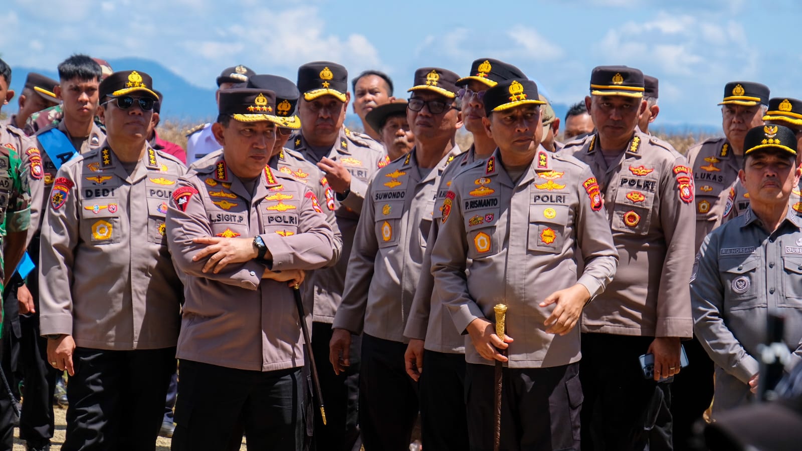 Kapolri Listyo Sigit Prabowo Tinjau Kesiapan Panen Raya Jagung di Kalimantan Barat