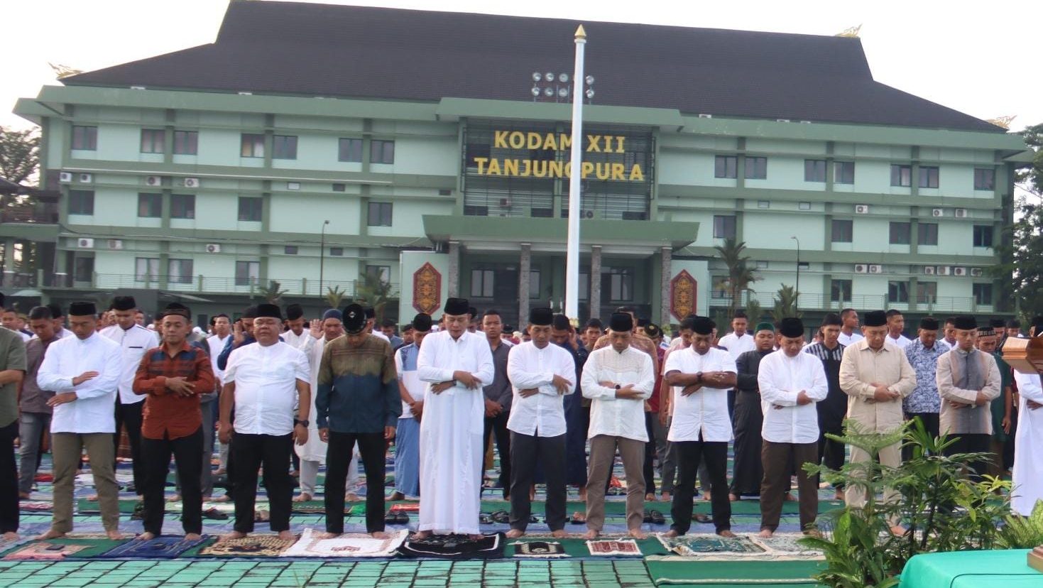 Idul Adha di Kodam XII/Tpr: Dari Salat Hingga Penyaluran Kurban ke Warga