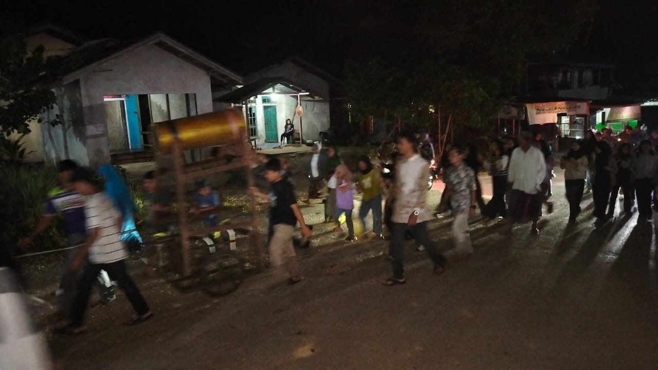Meriah dan Penuh Kebersamaan, Takbir Keliling Sambut Idul Adha 1446 H di Kecamatan Air Besar
