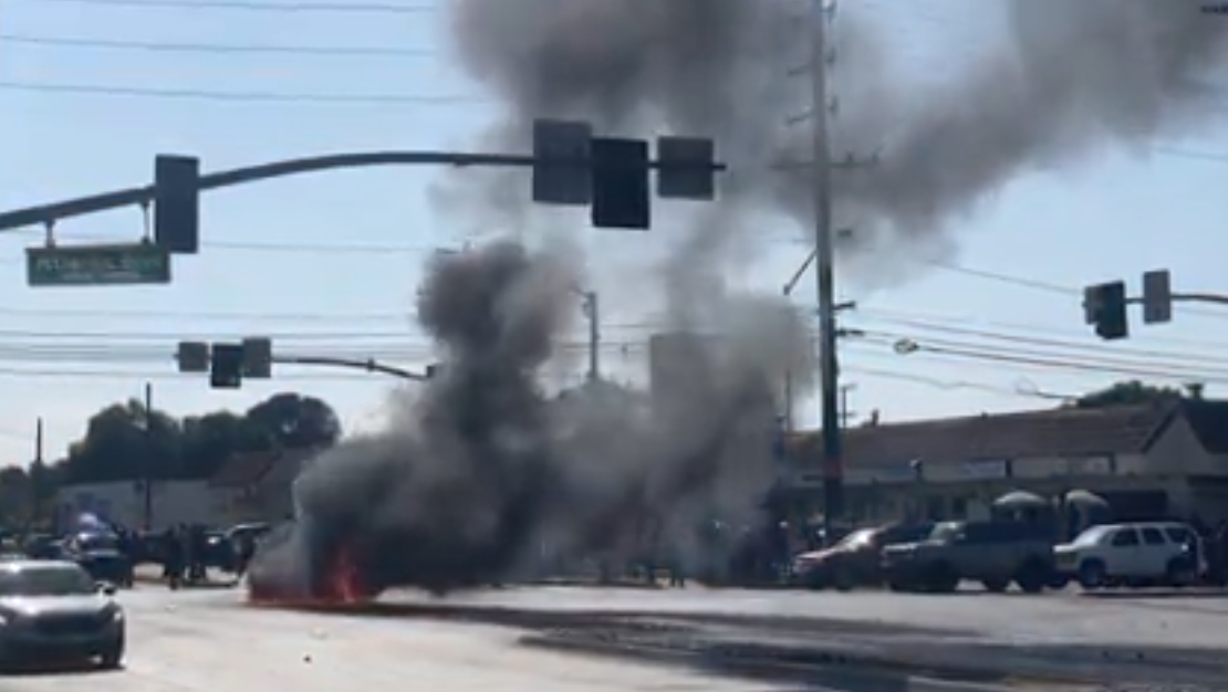 Jurnalis Kena Tembak Saat Liputan Demo Ricuh di Los Angeles