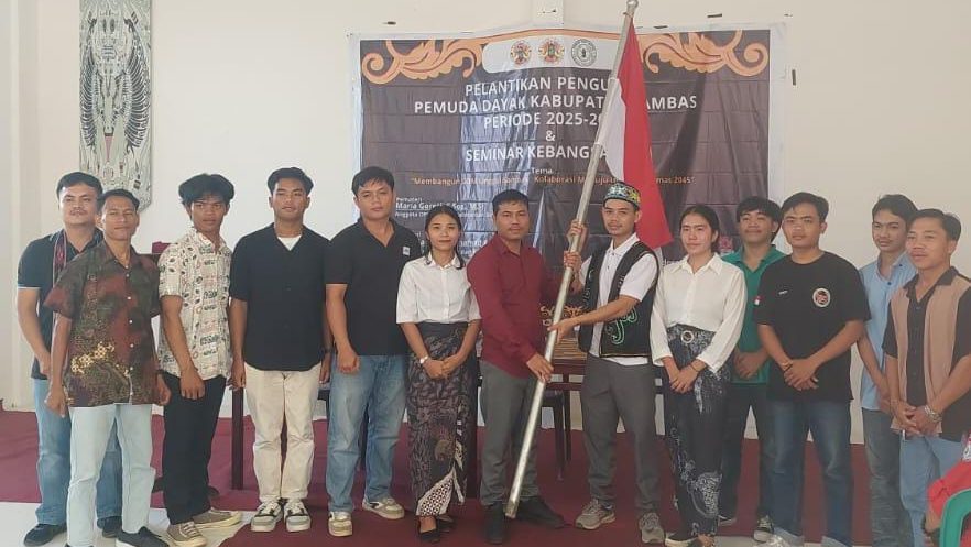 Pelantikan Perdana Pengurus Pemuda Dayak Sambas, Siap Majukan Budaya dan Pemberdayaan Generasi Muda