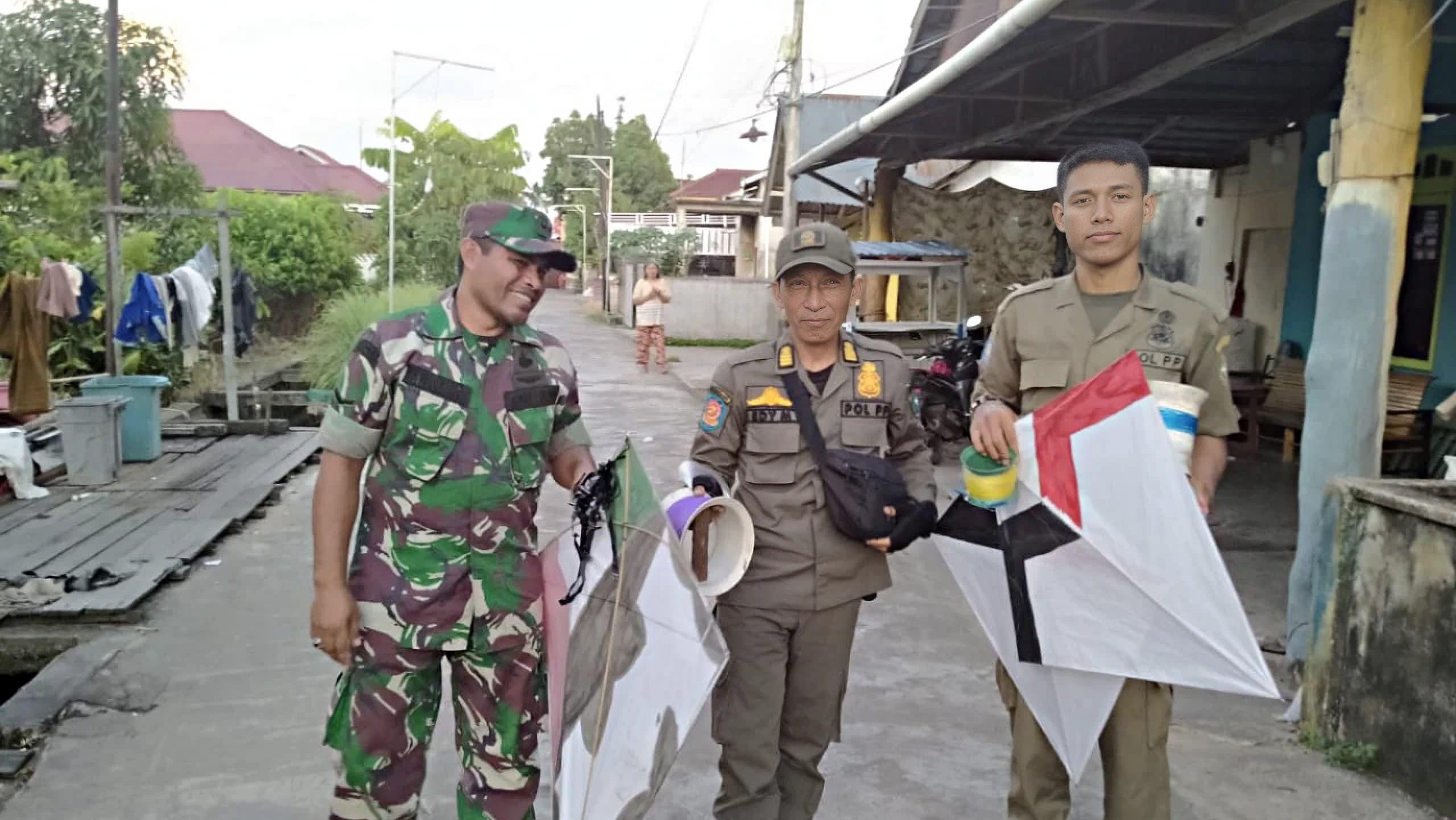 Satpol PP Pontianak Tindak Tegas Pemain Layangan dengan Tali Gelasan Berbahaya