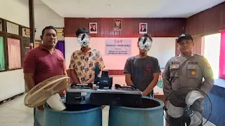 Dua Pria Diringkus Usai Bobol Rumah Kosong di Teluk Batang