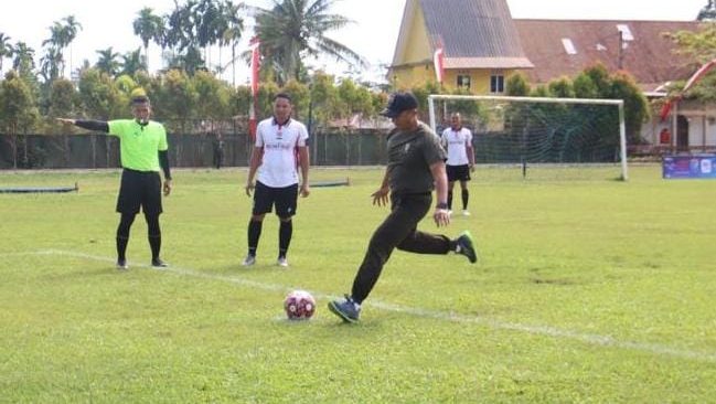 Kodam XII/Tanjungpura Gelar Lomba Mini Soccer Antar Satuan dalam Rangka HUT ke-67