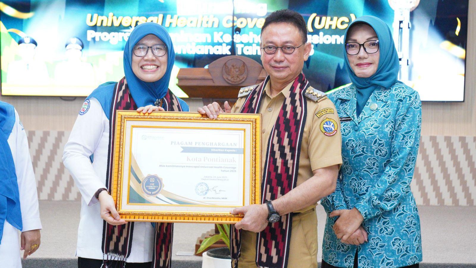 Pontianak Raih Status UHC Prioritas, 98 Persen Warganya Sudah Terlindungi Jaminan Kesehatan