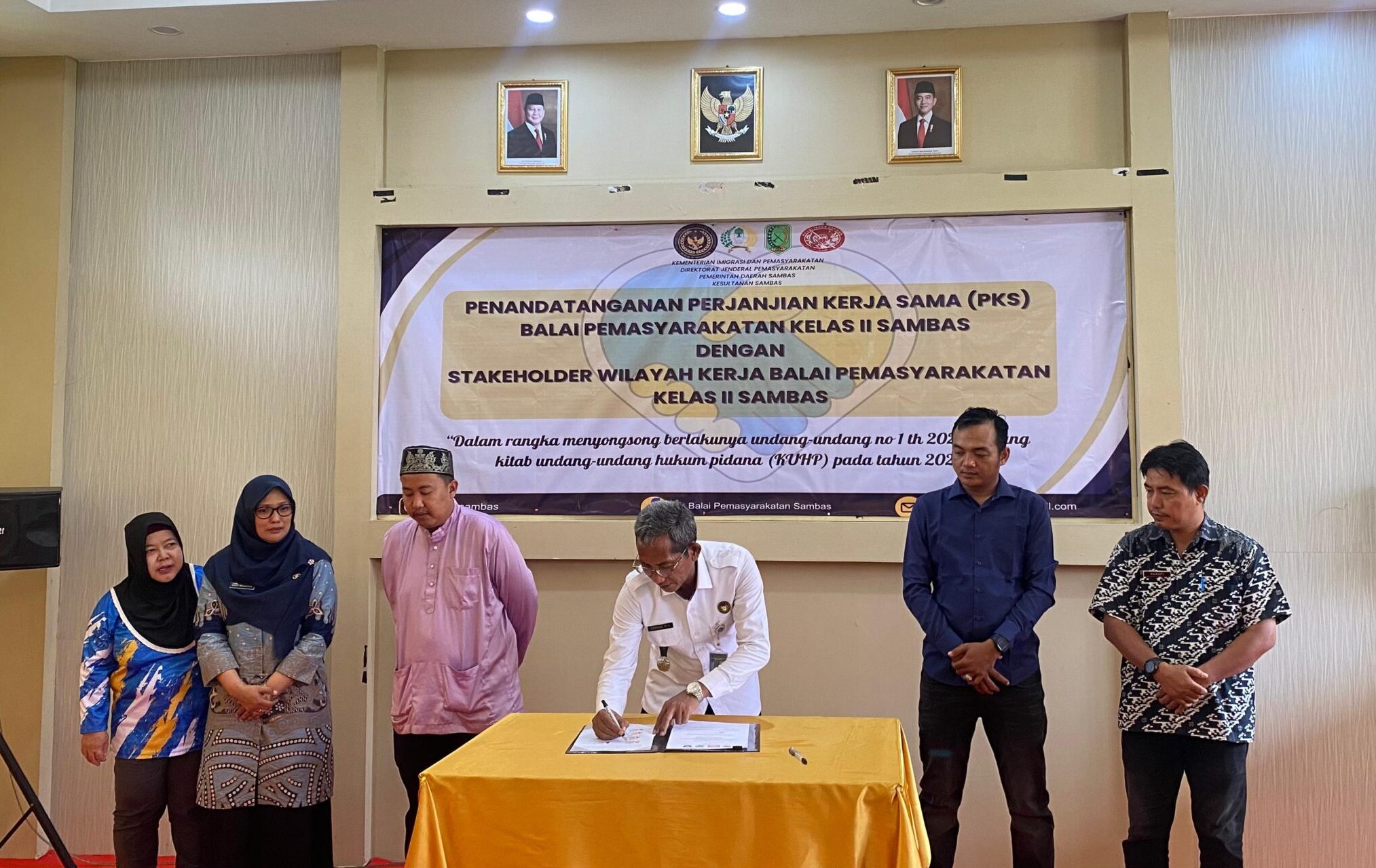 Bapas Sambas Mantapkan Kolaborasi untuk Implementasi KUHP 2026