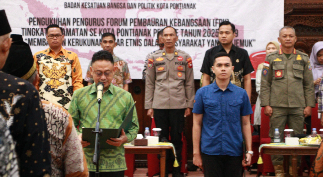 FPK Kecamatan di Pontianak Resmi Dikukuhkan, Wali Kota Ajak Jaga Kerukunan