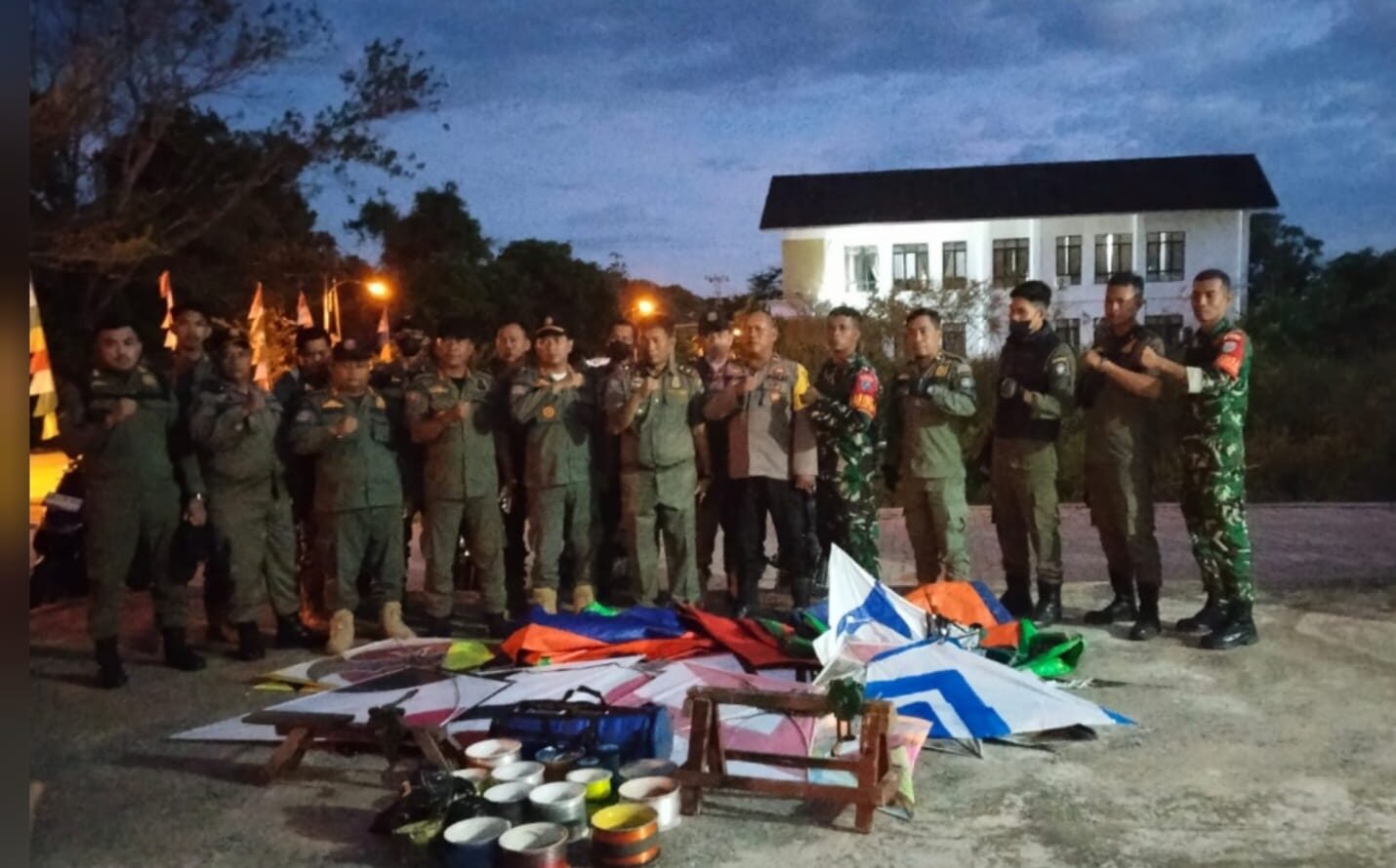 Puluhan Layangan dan Mesin Gerinda Disita, Aparat Ancam Razia Berlanjut