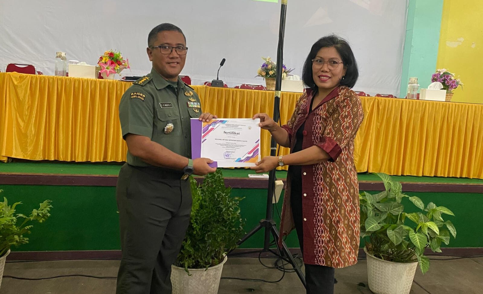Kodam XII/Tanjungpura Beri Kuliah Umum Wawasan Kebangsaan untuk Mahasiswa Kehutanan Untan