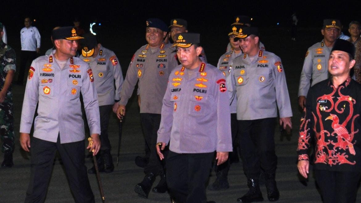 Kapolri dan Menteri LHK Tiba di Kalbar, Fokus Tiga Agenda Utama: Mangrove, Pangan Murah, dan Karhutla
