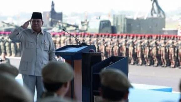 Prabowo Pimpin Peresmian Kodam XXII/Tambun Bungai, Perkuat Pertahanan di Kalimantan