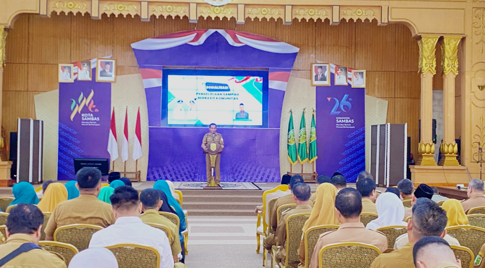 DLH Sambas Kembangkan Pengelolaan Sampah Berbasis Komunitas
