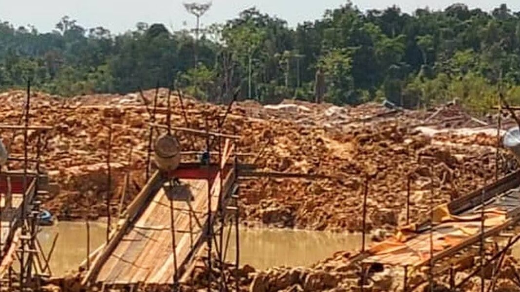 Polsek dan Koramil Toho Cek Lokasi PETI di Lahan PT AHAL