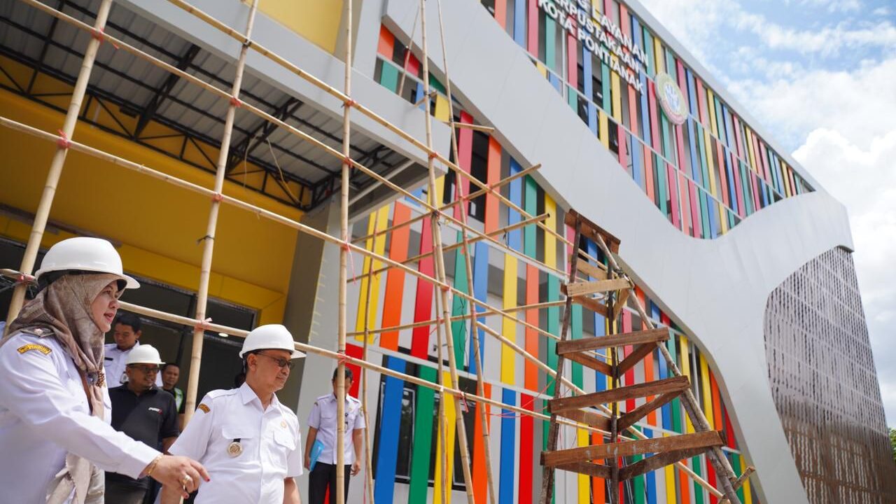 Siap Jadi Ikon Baru, Perpustakaan Pontianak Tawarkan Fasilitas Modern dan Inklusif