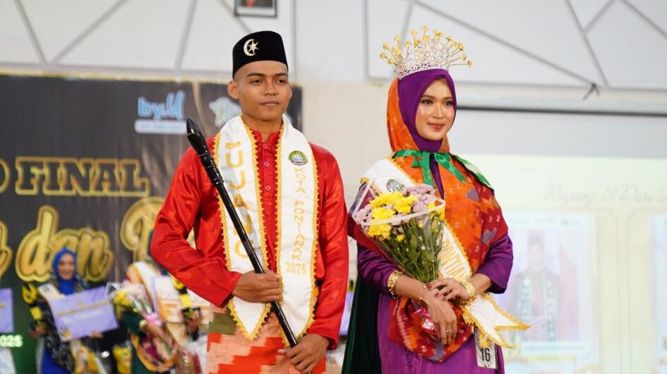 Inilah Wajah Baru Duta Budaya Pontianak: Adrian dan Diva Juarai Ajang Bujang Dare 2025