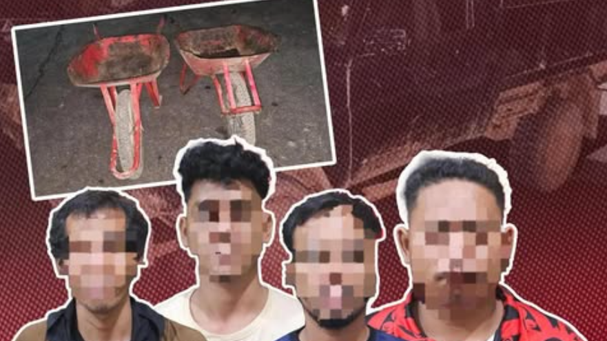 Polres Sekadau Tangkap 4 Tersangka Pencurian Pupuk Perkebunan