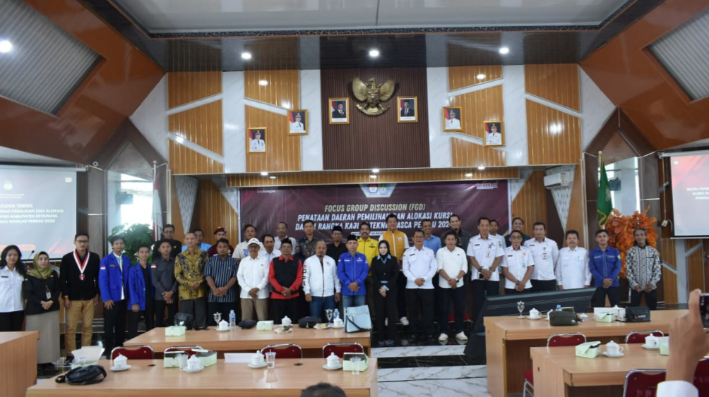 KPU Ketapang Kaji Penataan Dapil Pemilu 2024, Data Kependudukan Jadi Kunci