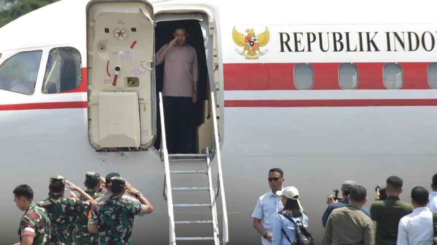 Pangdam XII/Tpr Lepas Wapres RI Usai Kunker di Kalbar