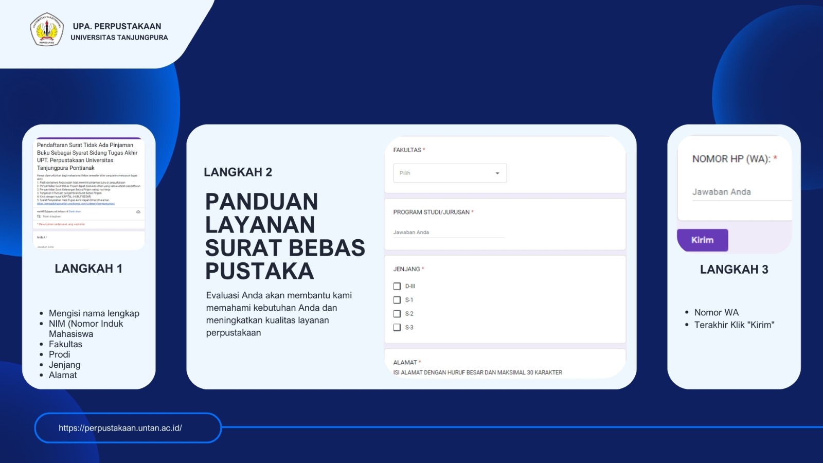 Mudahnya Urus Surat Bebas Pustaka di Perpustakaan Universitas Tanjungpura