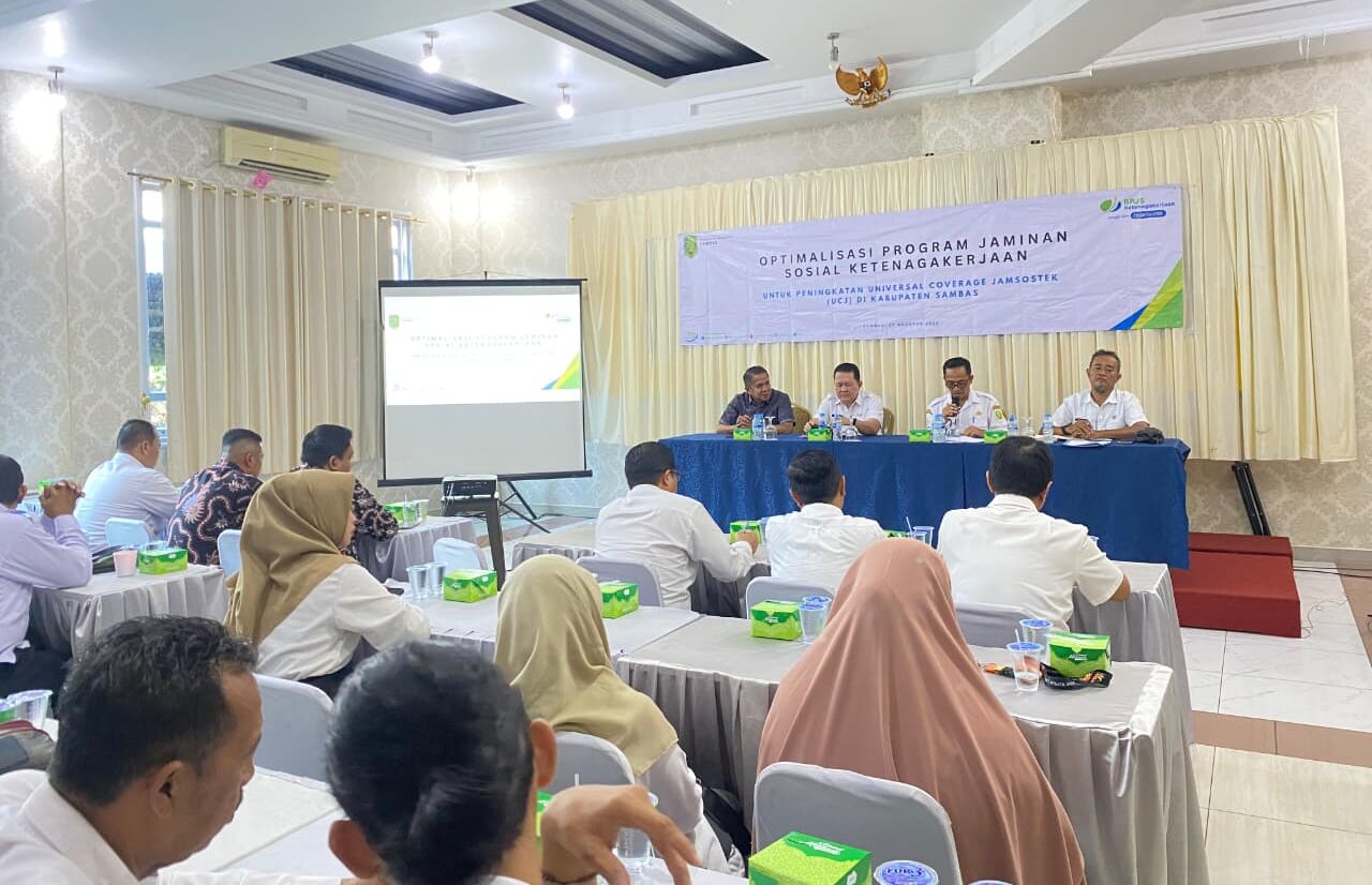 Cakupan Jamsostek di Sambas Masih Rendah, Disnaker Kalbar Dorong Sinergi Semua Pihak
