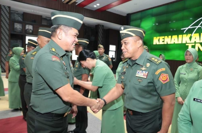 23 Perwira Tinggi TNI AD Naik Pangkat, Kasad: Ini Amanah dan Tanggung Jawab Besar