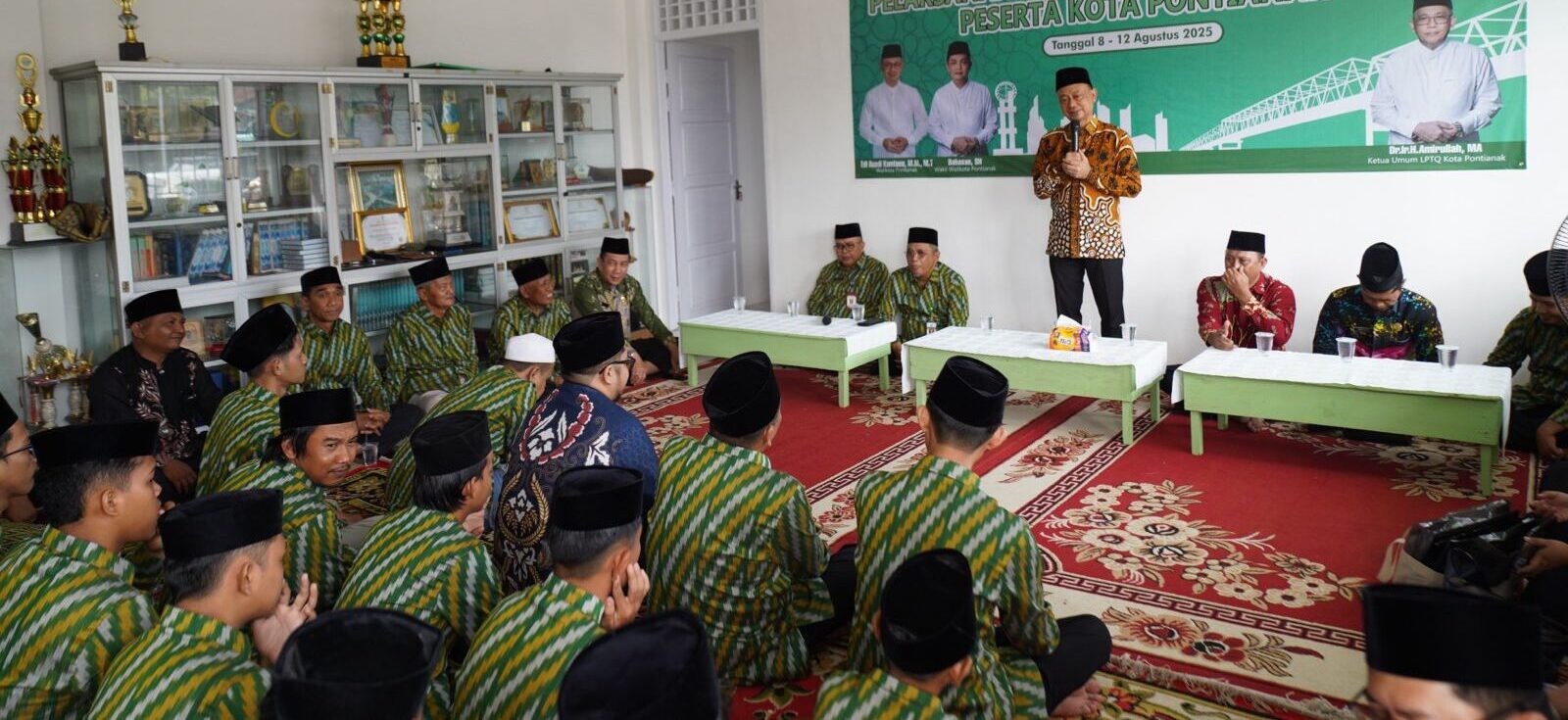 Bawa Misi Juara dan Syiar Islam, Kafilah Pontianak Bertolak ke MTQ Kapuas Hulu