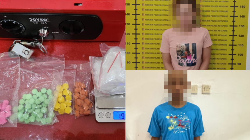 Gerebek Kos-kosan, Polisi Amankan Sepasang Kekasih Pengedar Narkoba di Ketapang