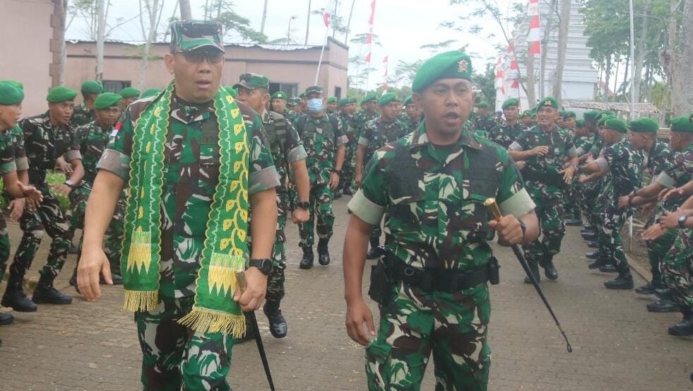 Tinjau Langsung Batalyon di Ketapang, Pangdam XII/Tpr Sebut Prajurit Yonif TP Sejati