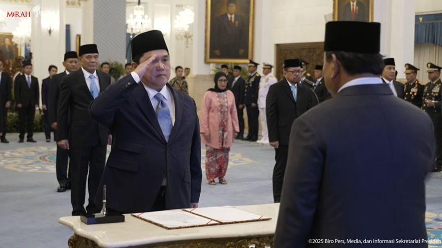 Setelah Dilantik Jadi Menpora, Apakah Kursi Ketum PSSI Bakal Ditinggalkan Erick Thohir?